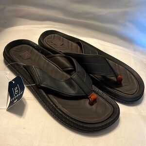 George Navy  Blue Flip Flops Size 10 New